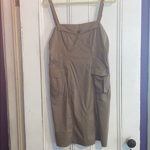 Bcbg khaki dress
